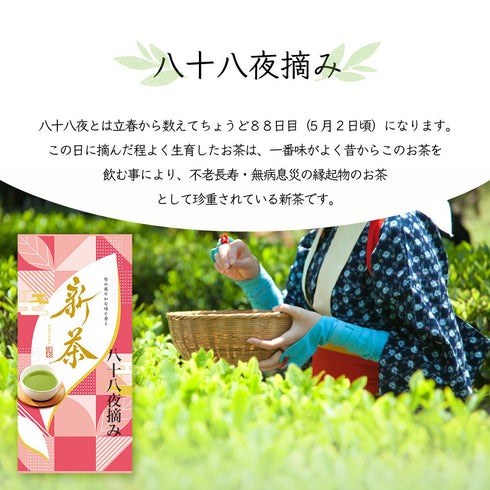 新茶 八十八夜摘み 静岡茶 100g/200g | 新茶 2026