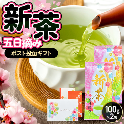 新茶 五日摘みギフトセット 静岡茶 | 新茶 2026