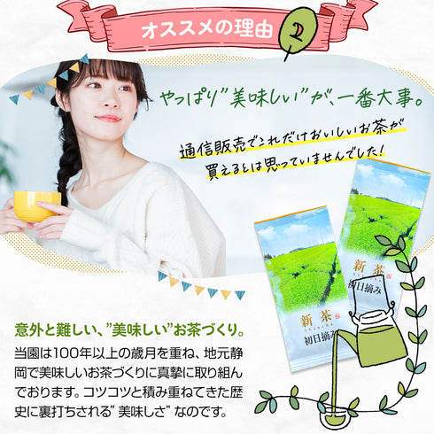 【予約】 初日摘み 新茶ギフトセット 静岡茶 2026 ※4/30頃順次発送予定