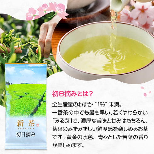 【予約】 初日摘み 新茶ギフトセット 静岡茶 2026 ※4/30頃順次発送予定