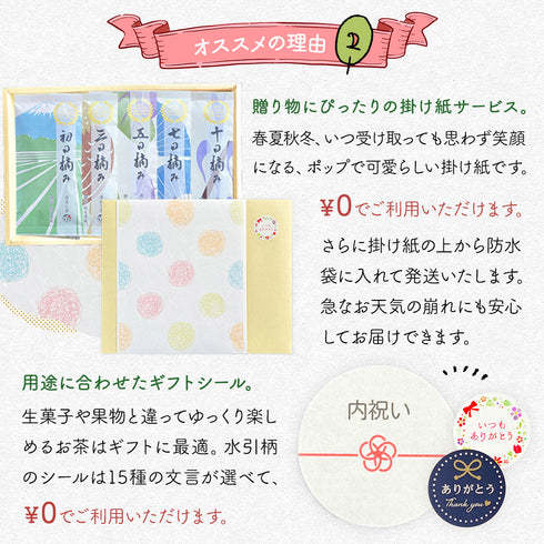 摘み取り日飲み比べ5種ギフト