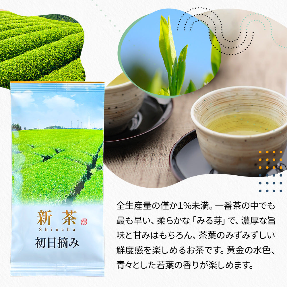 新茶 初日摘み 静岡茶 100g ｜ 新茶 2026 – みずたま農園製茶場