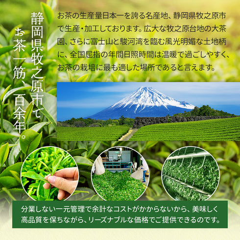 抹茶入り 深蒸し濃茶 ティーバッグ こくうまブレンド 2.5g×100p