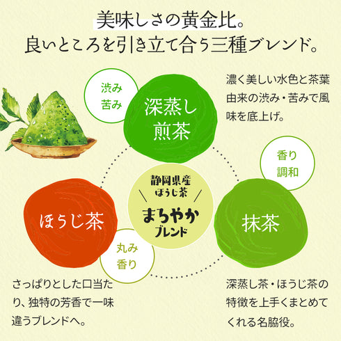 抹茶入り 深蒸し濃茶 ティーバッグ まろやかブレンド 2.5g×100p