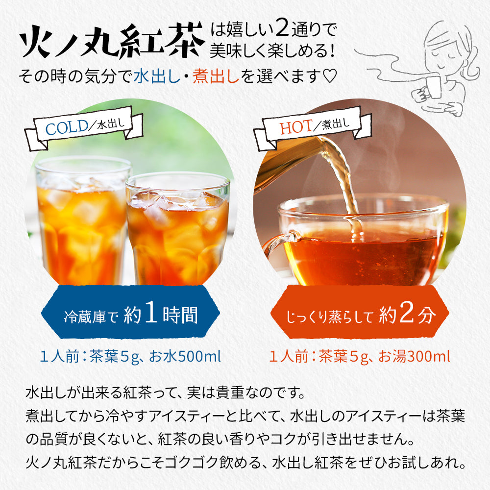 限定発酵 火ノ丸紅茶 茶葉 60g 和紅茶 | みずたま農園製茶場