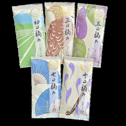 一番茶摘み取り日 5種飲み比べ