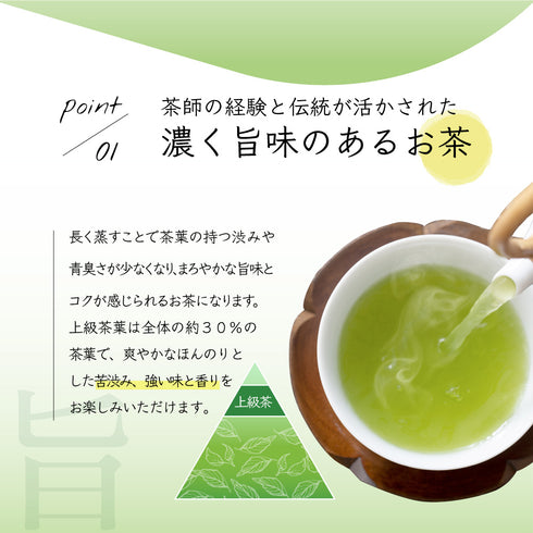 荒仕上げ 上級 深蒸し煎茶 100g