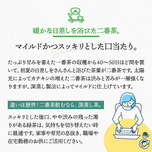 ゴクゴクすっきり 深蒸し茶 茶葉 100g