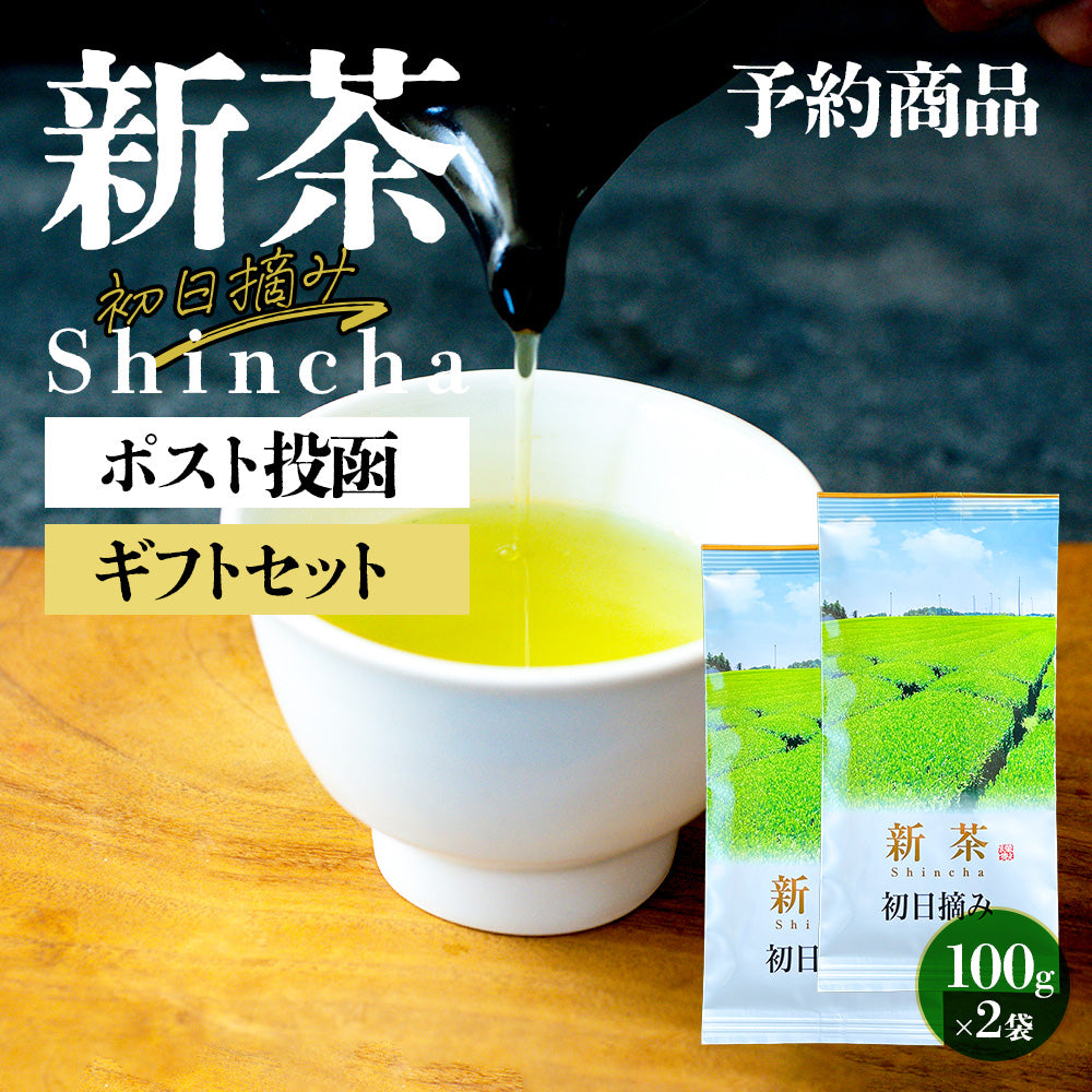 予約商品 2024年 新茶ギフトセット 五日摘み 200g （100g×2袋） 茶葉